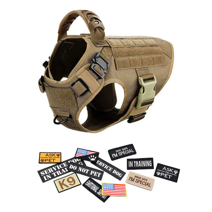 Military Large Dog Harness Collar, Harnesses, Accessories