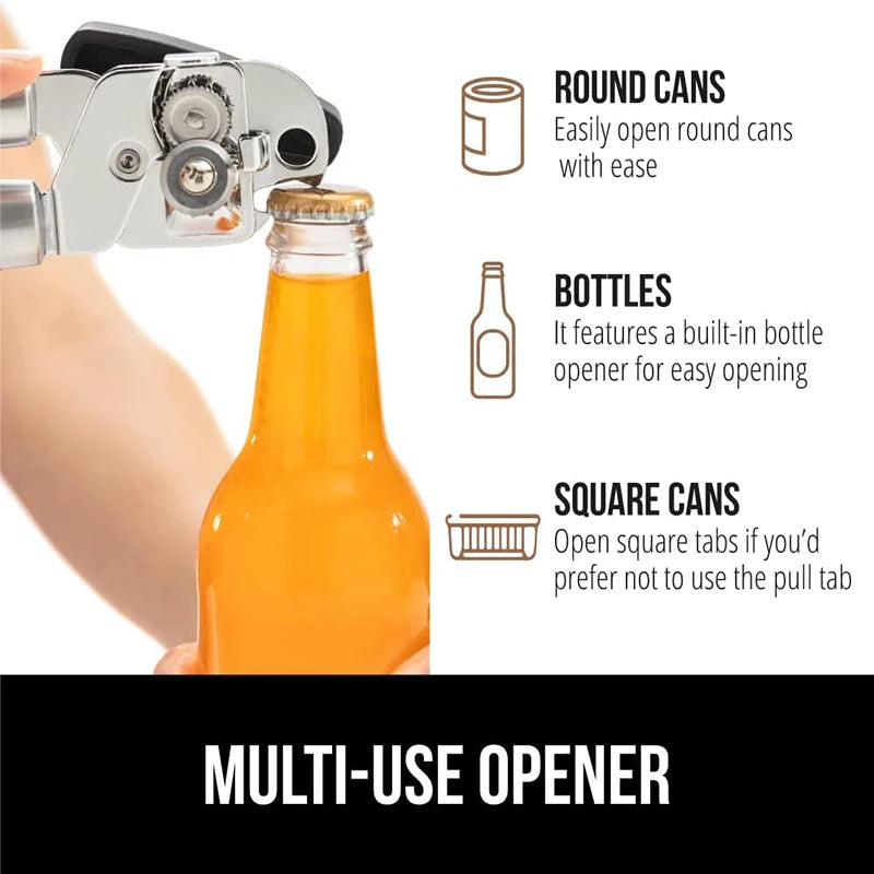 Easy-Grip Can Opener, Sharp Edges.