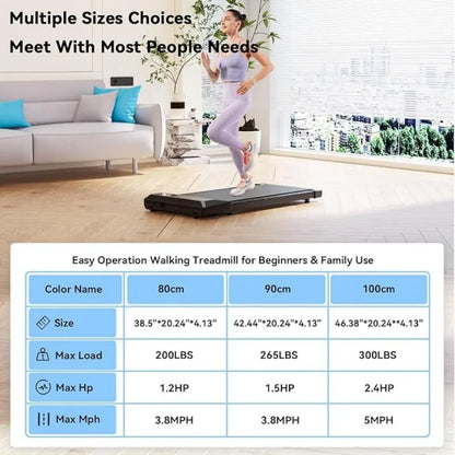 2-in-1 Home/Office 2.5 HP Walking,mini Treadmill
