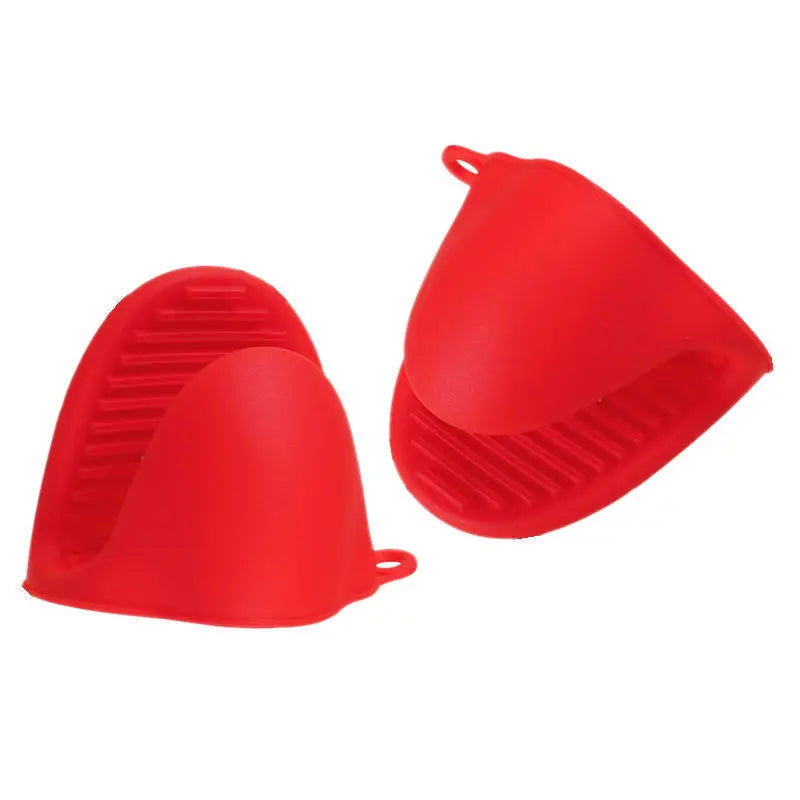 Silicone Heat Resistant Pinch Mitts | Anti Scalding Non Slip Oven Gloves for Cooking and Baking