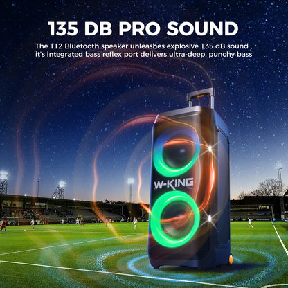 W-KING T12 Tragbare Bluetooth-Lautsprecher-Box