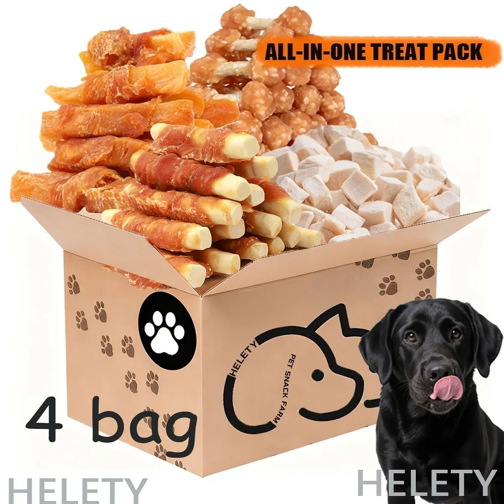 Dog Treats Assorted Pack for Small, Medium & Large