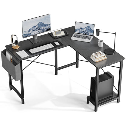 Corner 50 Inch Office Writing PC Wooden Table