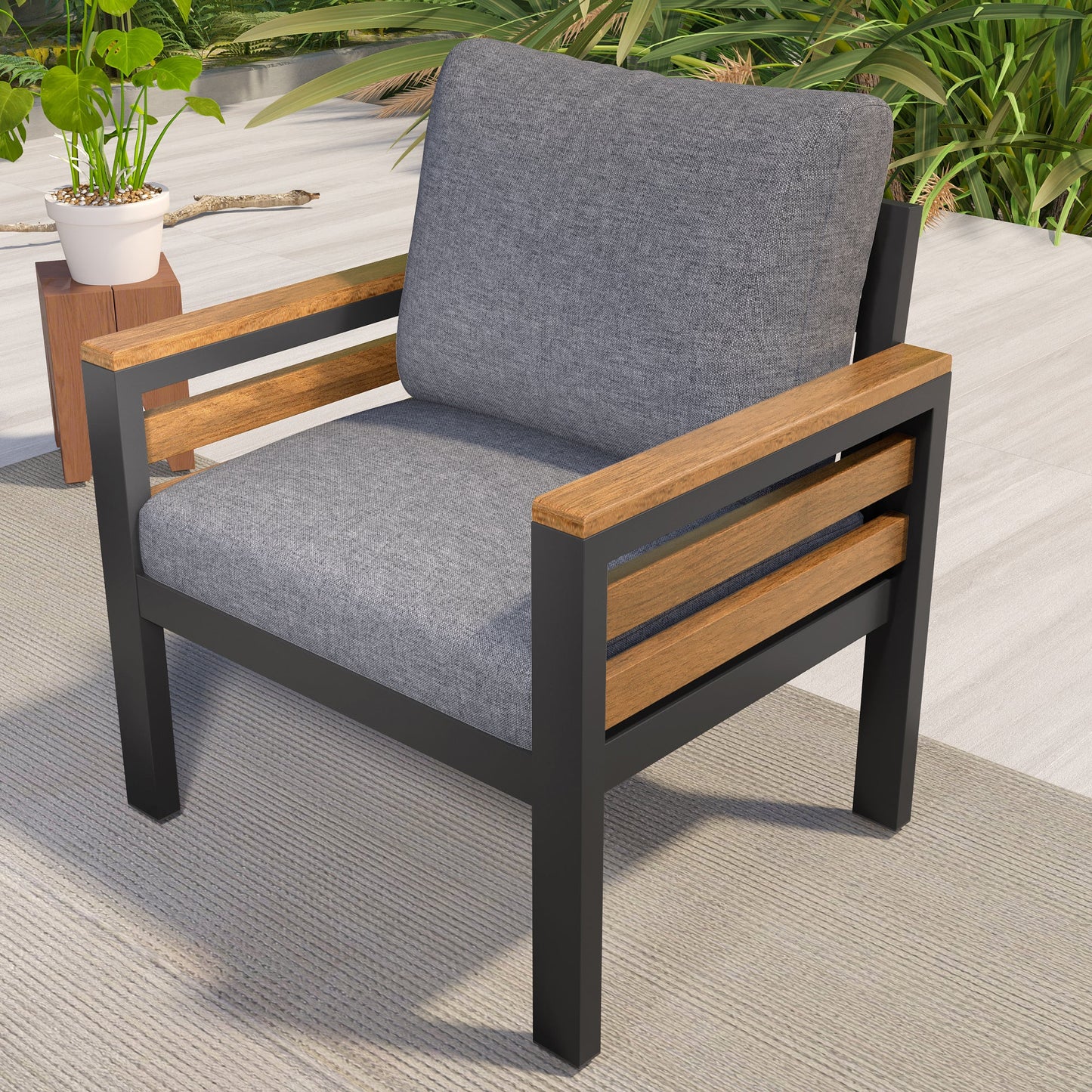 GO 4-Piece Outdoor Furniture Sofa Set for Garden