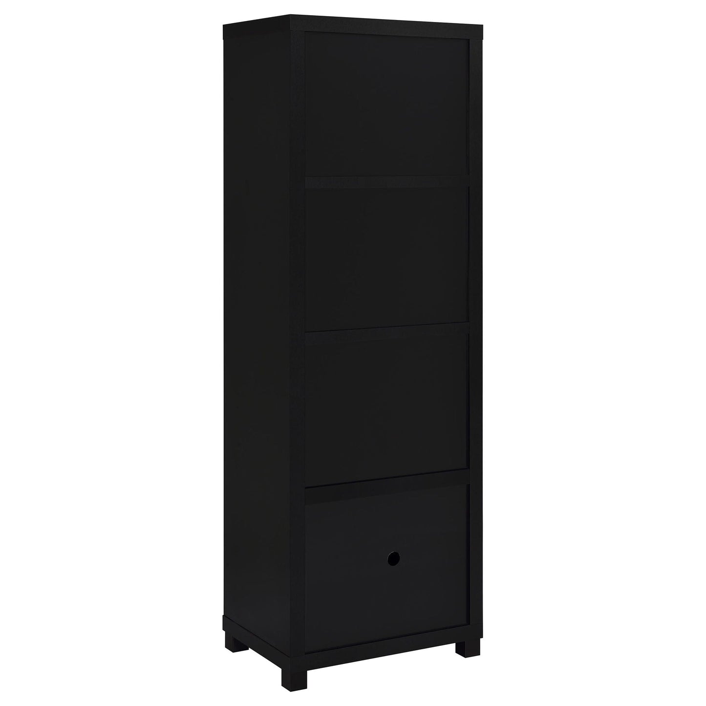Sachin 3-piece Entertainment Center 79-inch TV Stand Black
