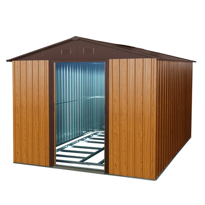 8ft x 10ft Outdoor Metal Storage Shed