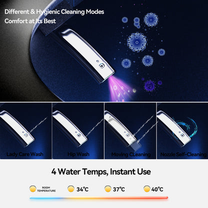 Unique Smart Toile with Built-In Bidet and Intelligent Features