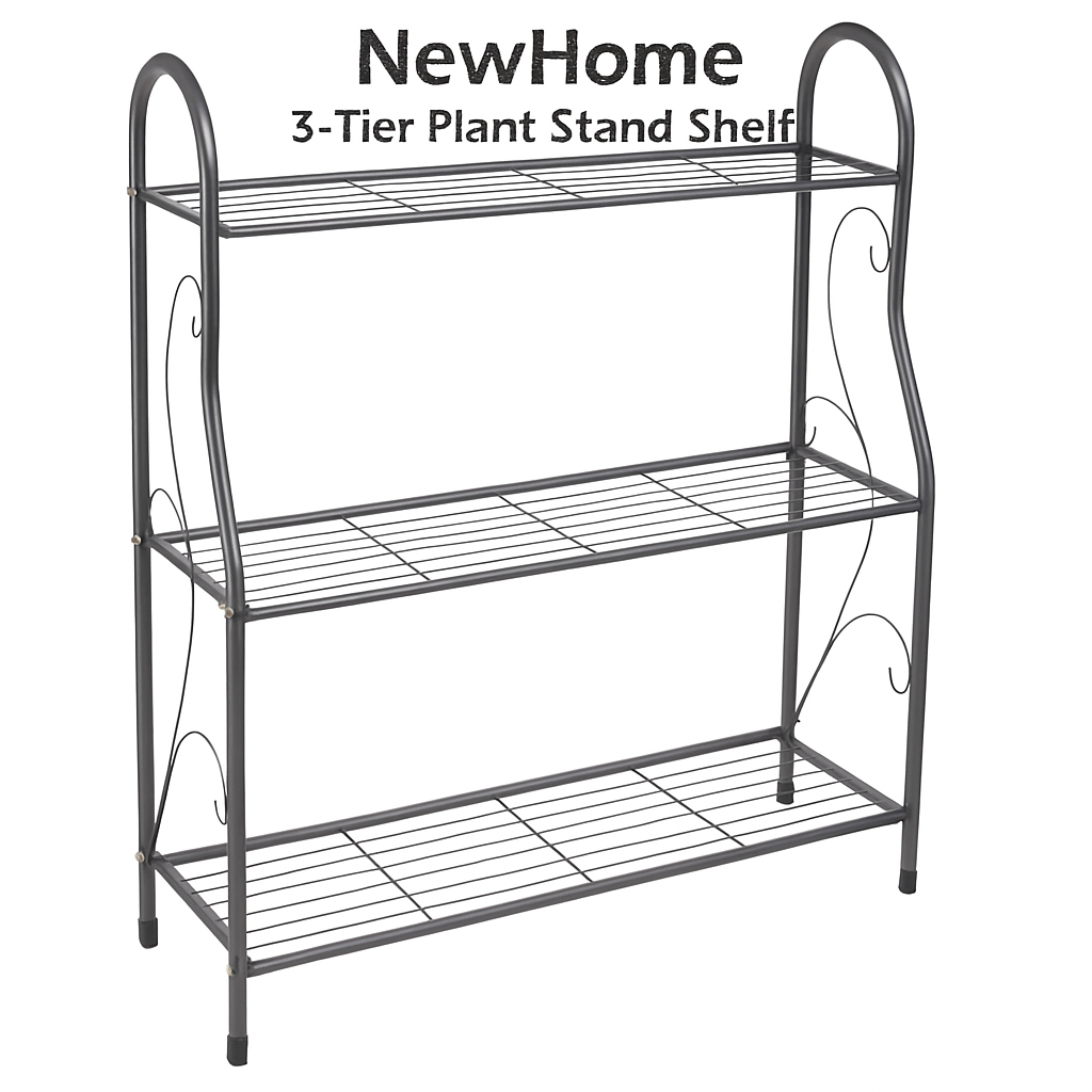3 Tier Plant Stand Shelf for Indoor Outdoor Display