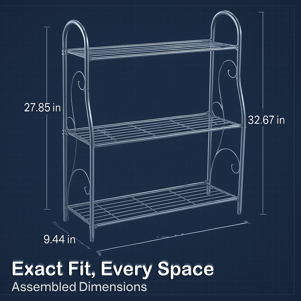 3 Tier Plant Stand Shelf for Indoor Outdoor Display
