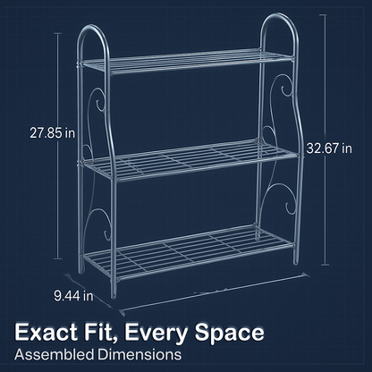 3 Tier Plant Stand Shelf for Indoor Outdoor Display