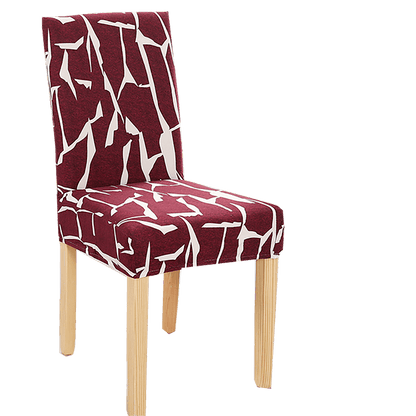 New Chair Covers Spandex Stretch Chair Covers Dining Slipcover Decorative Chair Cover floral For Kitchen Wedding Banquet Hotel Stretch Armless Chair Slipcover for Dining Room Seat Cushion, Spandex Kitchen Parson Chair Protector Cover, Removable & Washable