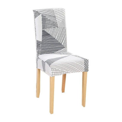 New Chair Covers Spandex Stretch Chair Covers Dining Slipcover Decorative Chair Cover floral For Kitchen Wedding Banquet Hotel Stretch Armless Chair Slipcover for Dining Room Seat Cushion, Spandex Kitchen Parson Chair Protector Cover, Removable & Washable