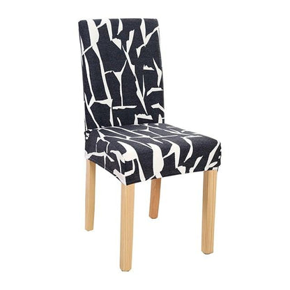 New Chair Covers Spandex Stretch Chair Covers Dining Slipcover Decorative Chair Cover floral For Kitchen Wedding Banquet Hotel Stretch Armless Chair Slipcover for Dining Room Seat Cushion, Spandex Kitchen Parson Chair Protector Cover, Removable & Washable