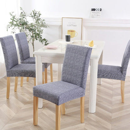 New Chair Covers Spandex Stretch Chair Covers Dining Slipcover Decorative Chair Cover floral For Kitchen Wedding Banquet Hotel Stretch Armless Chair Slipcover for Dining Room Seat Cushion, Spandex Kitchen Parson Chair Protector Cover, Removable & Washable