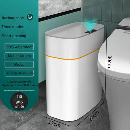 Smart Touchless Motion Sensor Trash can for Home and Car