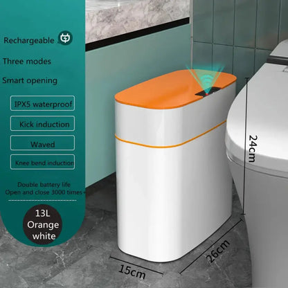 Smart Touchless Motion Sensor Trash can for Home and Car