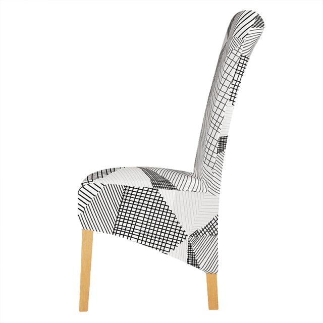 Stretch XL Size Chair Cover Big Elastic Seat Chair Covers Painting Slipcovers Restaurant Banquet Dining Home Party Decoration Chairs Protector Covers Seat Slipcover With Elastic Band For Dining Room Wedding Ceremony Banquet