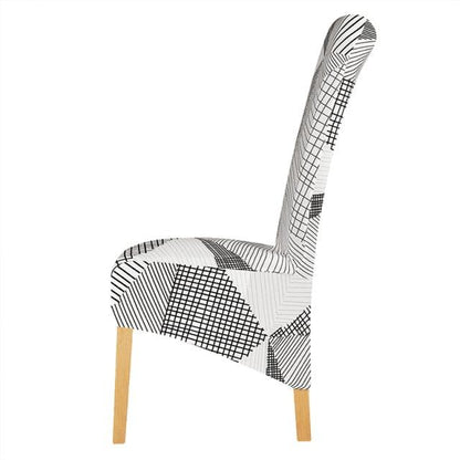 Stretch XL Size Chair Cover Big Elastic Seat Chair Covers Painting Slipcovers Restaurant Banquet Dining Home Party Decoration Chairs Protector Covers Seat Slipcover With Elastic Band For Dining Room Wedding Ceremony Banquet