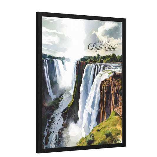 Wall Decor Giclee Poster Art Print - Let your Light Shine Inspirational Artwork